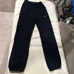 Nike Women’s Black Sherpa Joggers